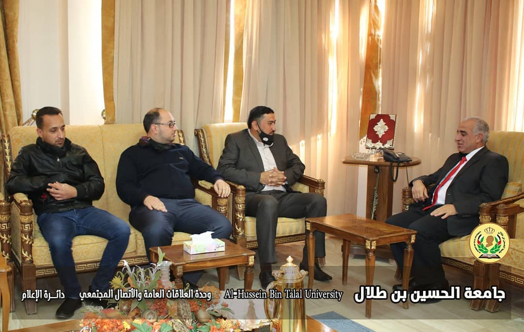 The University President receives the President of the Engineers Syndicate / Ma'an branch